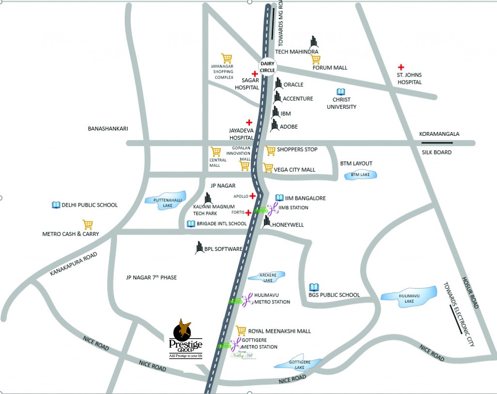 Prestige Maple Heights Location Map