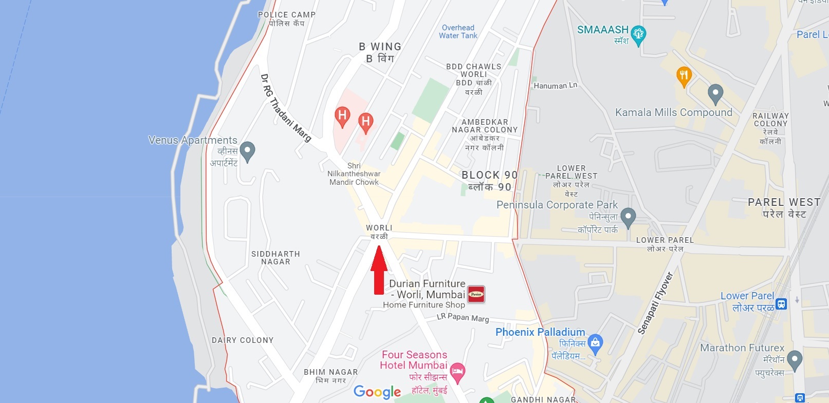 Prestige Nautilus Worli Mumbai Location Map